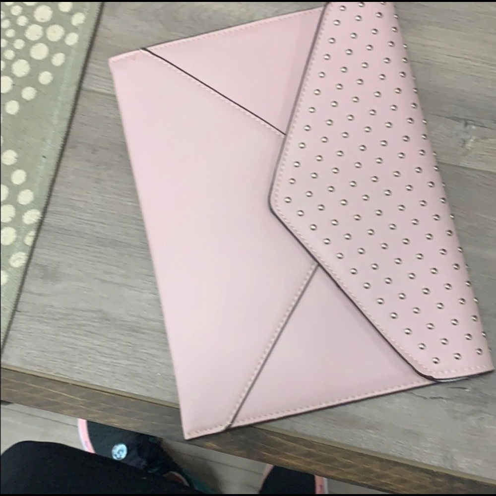 Design Lab Pink Stud Envelope Clutch - image 2